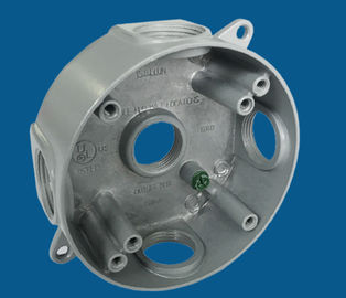 kopen 4“ Ronde Waterdichte Elektrodoos met het Aluminiummatrijs Gegoten MATERIAAL van 5 Afzetgaten online manufacture