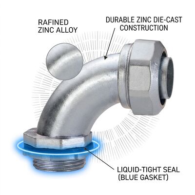 kopen EMT-leiding Nipple Short Close Threaded Connector Zinkgeplatte staal 1/2 tot 4 inch Quick Assembly Fitting online manufacture